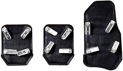 _ طقم غطاء بدال دواسة للسيارات المانوال 3 قطع _أحمر TW-027