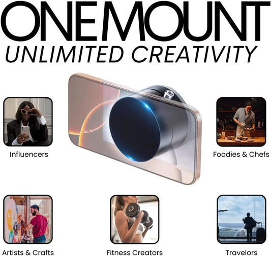 حامل الموبايل المغناطيسي AB-001 & 🎁 هدية CAR DOSE مع فواحة