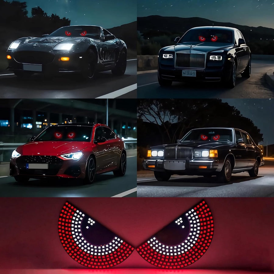 ضوء عيون لتزيين السيارات TW-004 مع هدية CAR DOSE فواحة🎁